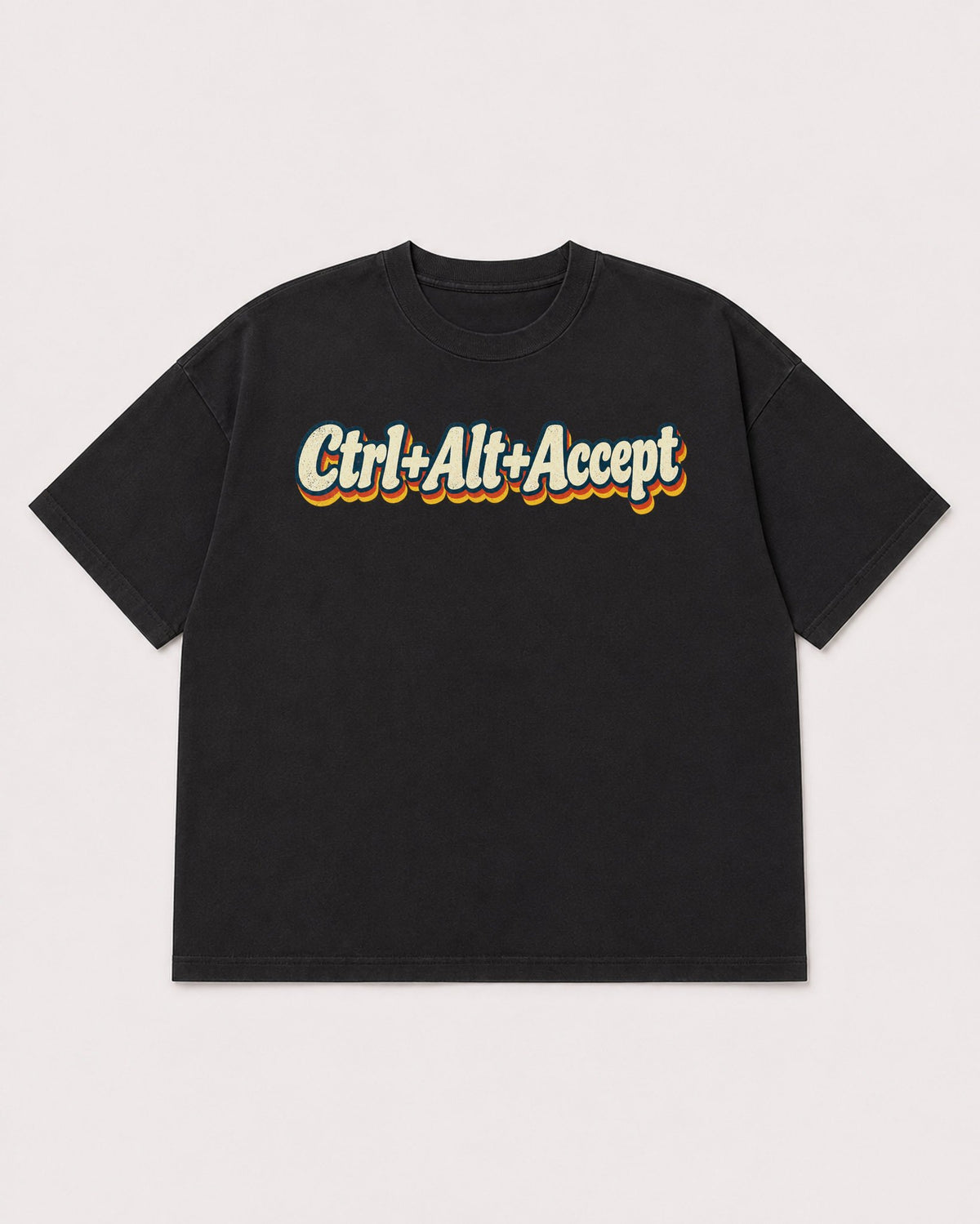Mockup Boxy Heavyweight Tee Black product