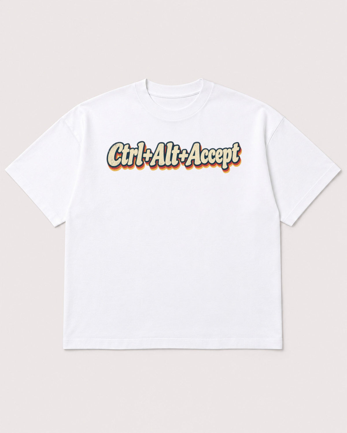 Mockup Boxy Heavyweight Tee White product