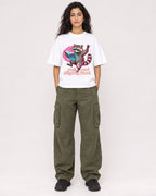 Mockup Boxy Heavyweight Tee White female full-body 07