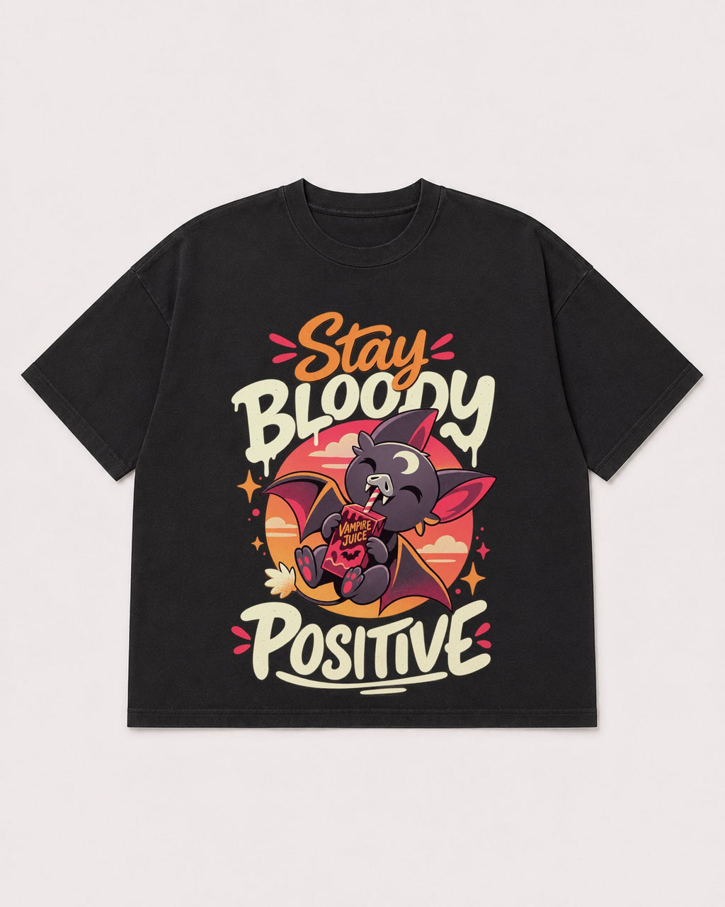 Mockup Boxy Heavyweight Tee Black product
