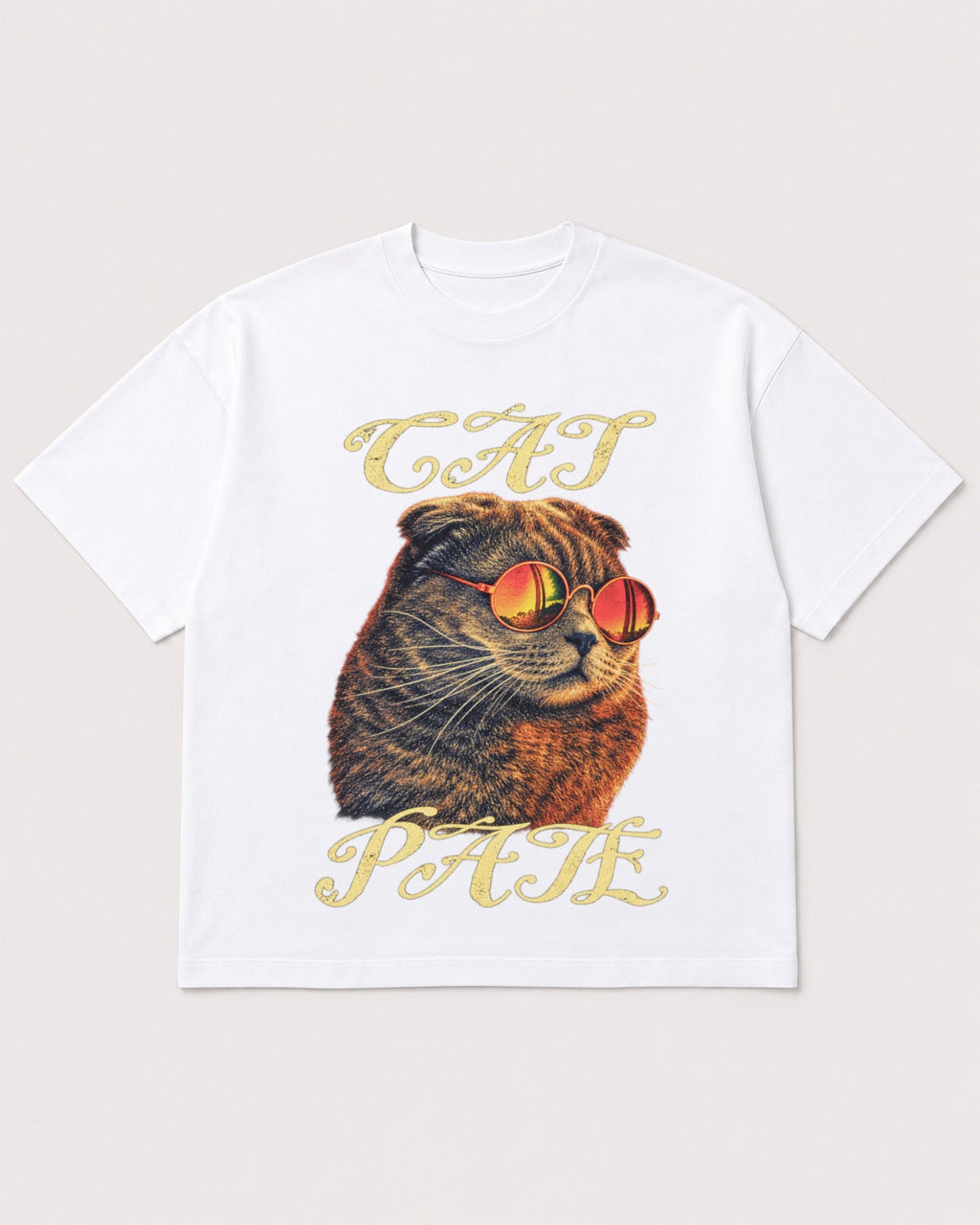 Mockup Boxy Heavyweight Tee White product
