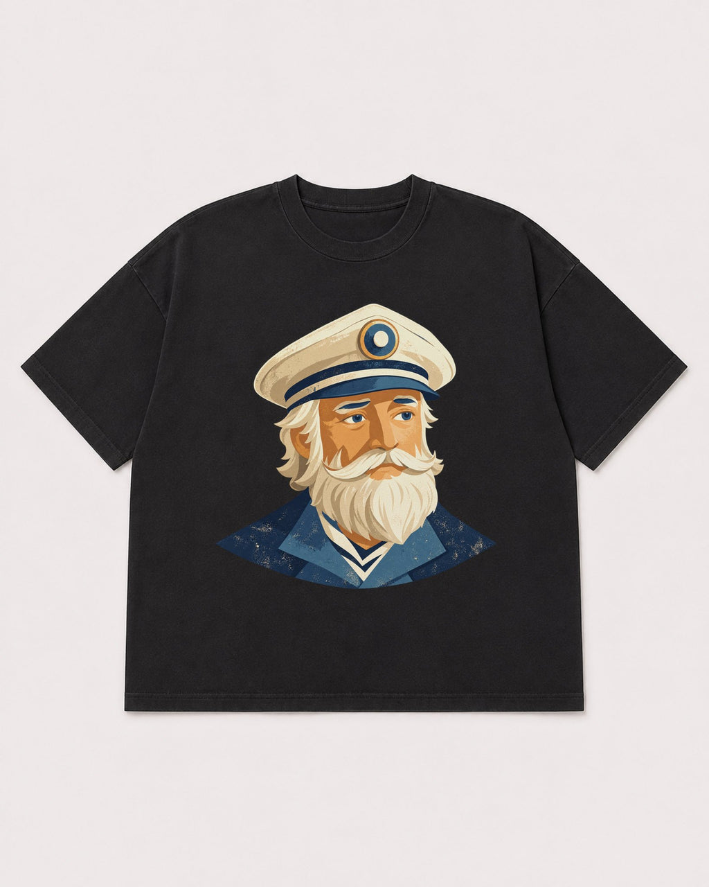 Mockup Boxy Heavyweight Tee Black product
