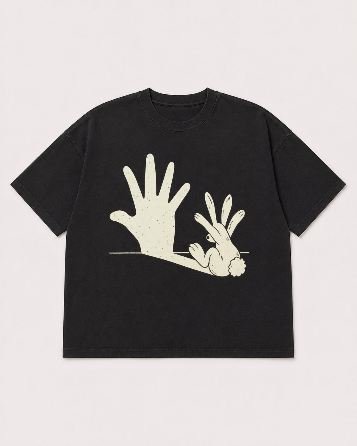Mockup Boxy Heavyweight Tee Black product
