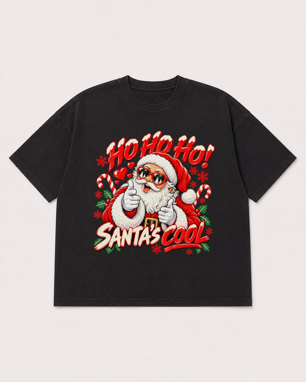 Mockup Boxy Heavyweight Tee Black product