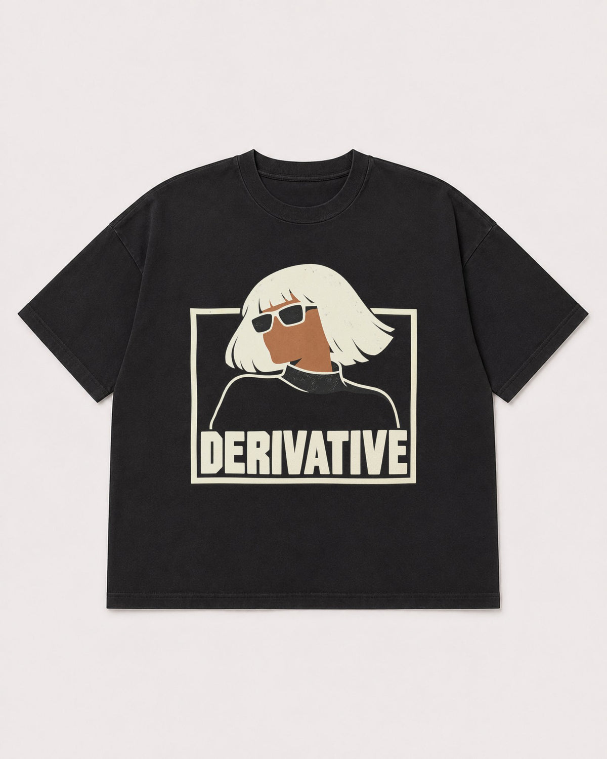 Mockup Boxy Heavyweight Tee Black product