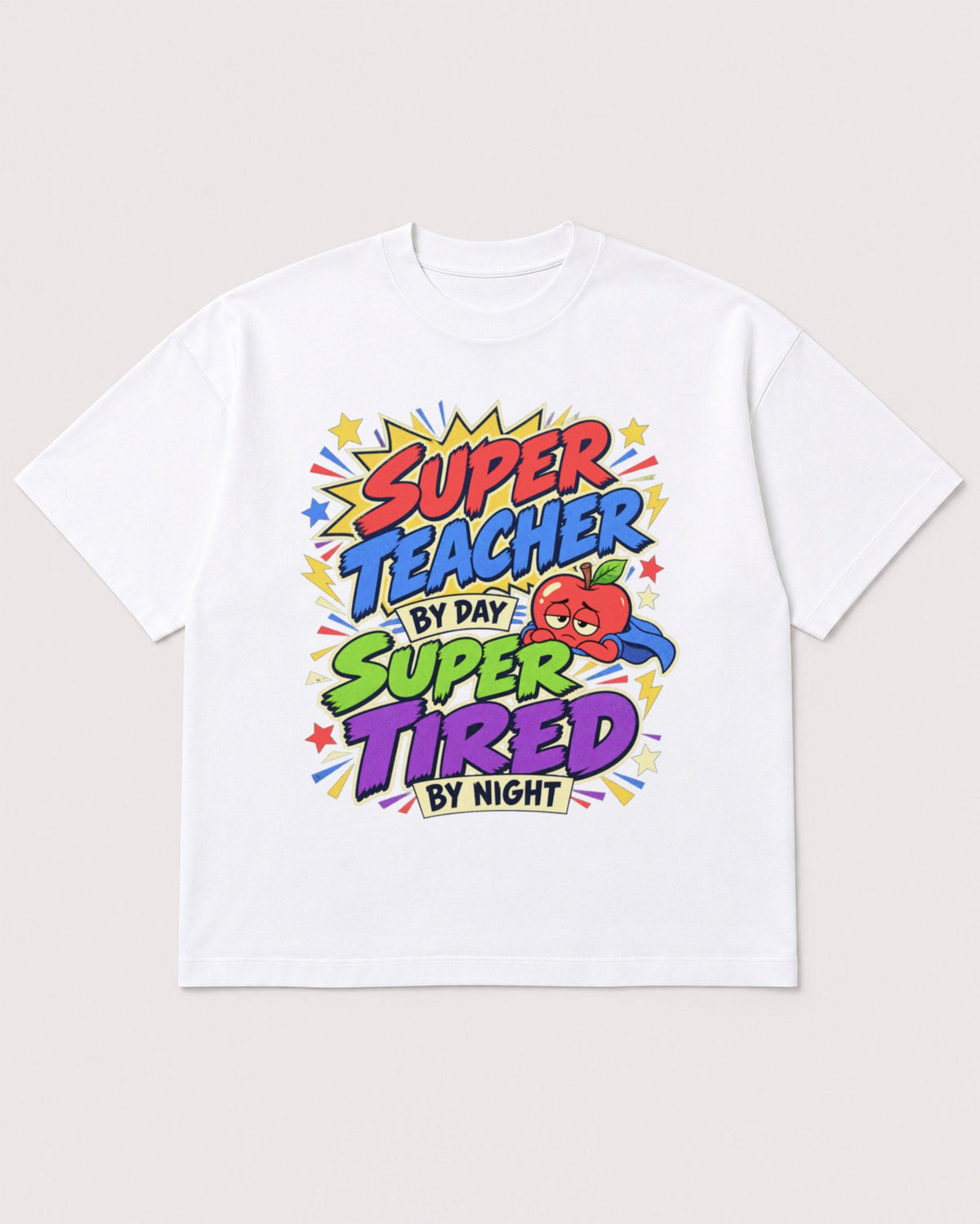 Mockup Boxy Heavyweight Tee White product