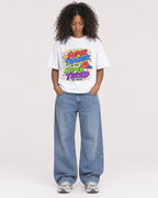 Mockup Boxy Heavyweight Tee White female full-body 05