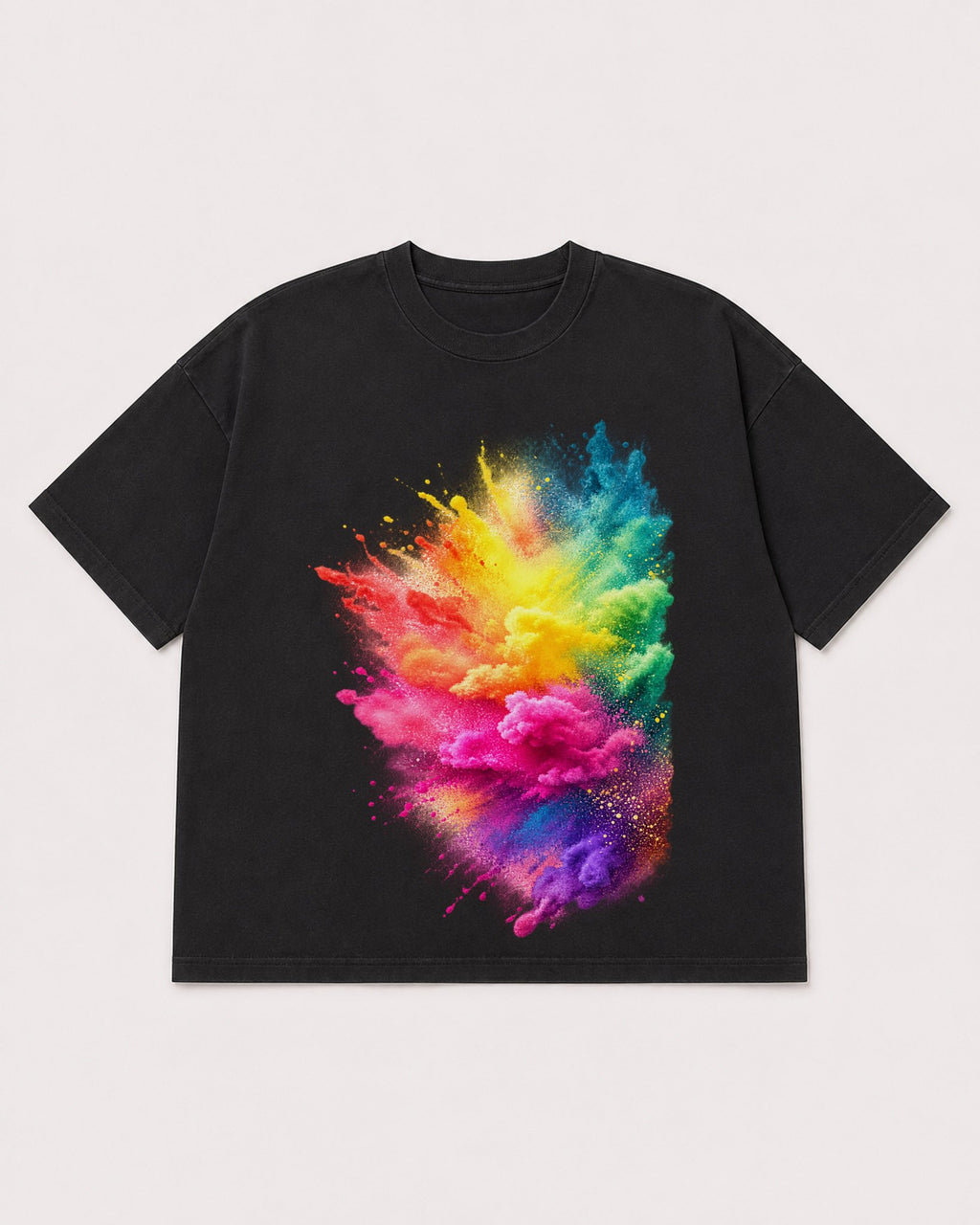 Mockup Boxy Heavyweight Tee Black product