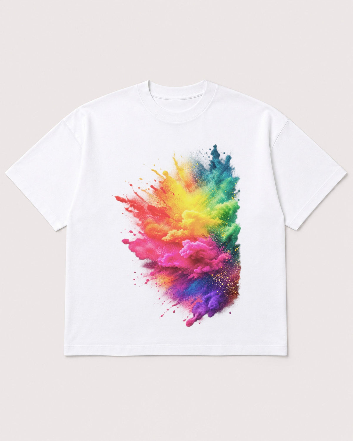 Mockup Boxy Heavyweight Tee White product