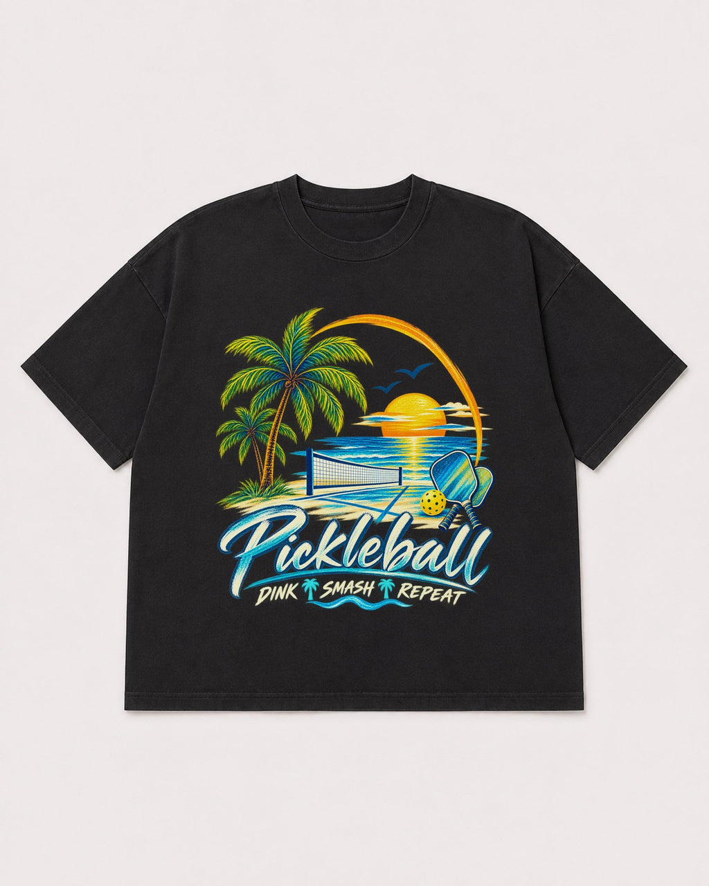 Mockup Boxy Heavyweight Tee Black product