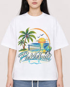 Mockup Boxy Heavyweight Tee White female close-up 01