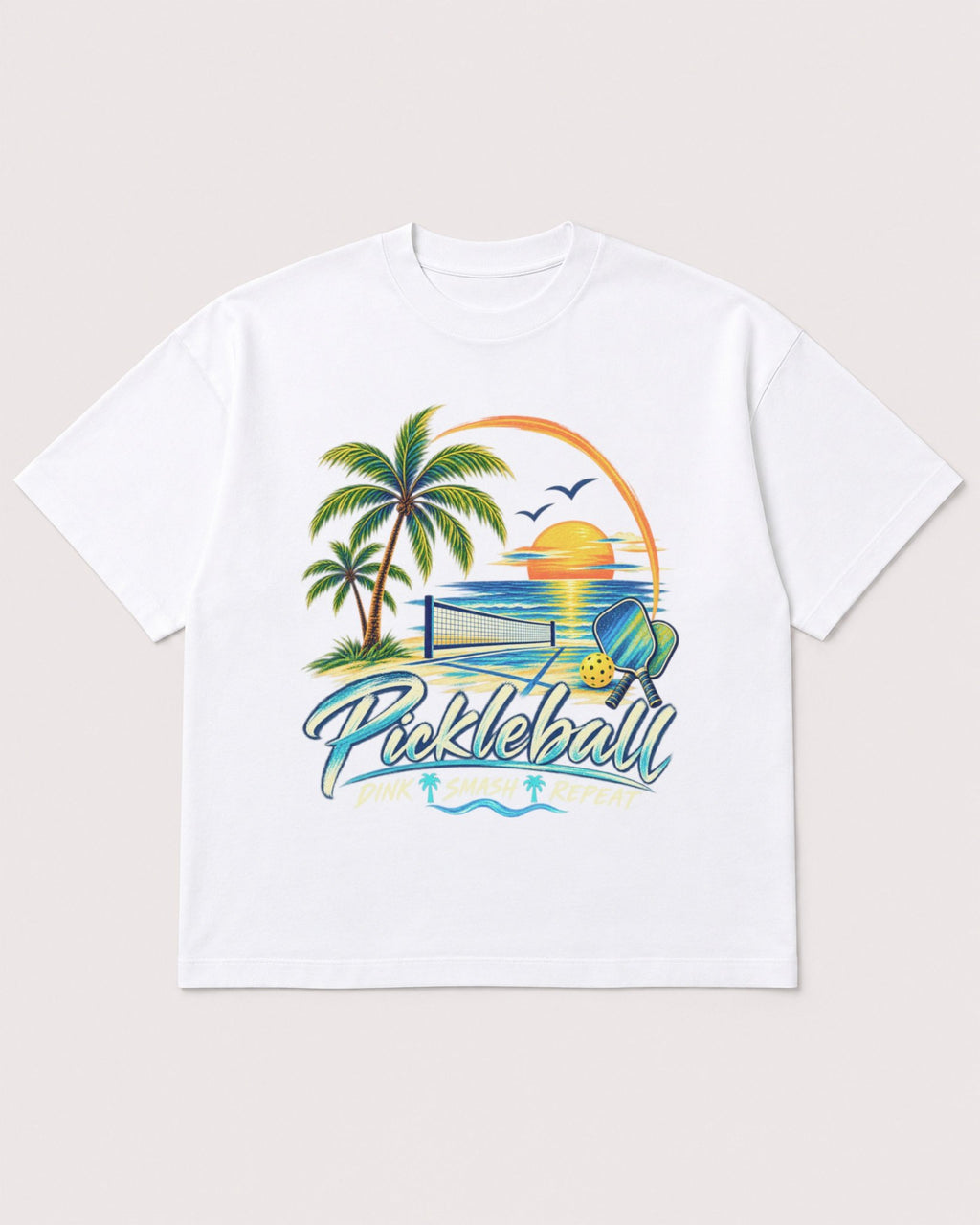 Mockup Boxy Heavyweight Tee White product