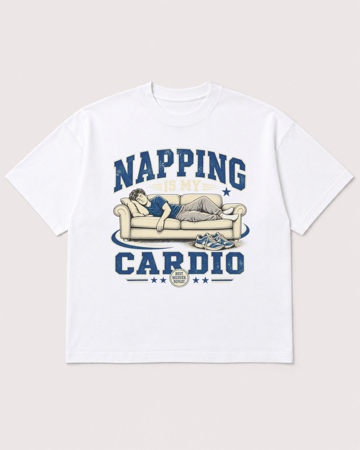 Mockup Boxy Heavyweight Tee White product