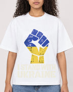 Mockup Boxy Heavyweight Tee White female close-up 10