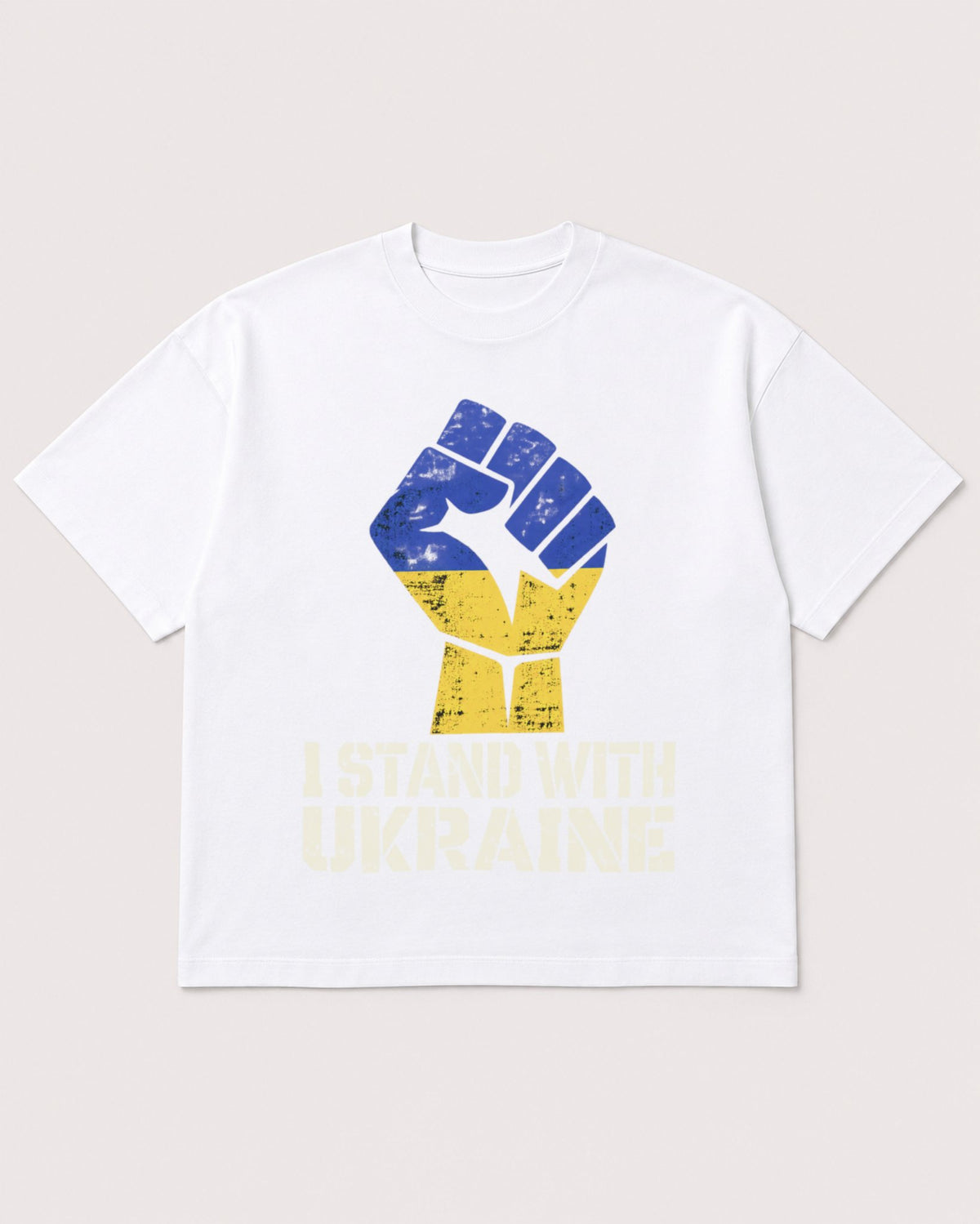 Mockup Boxy Heavyweight Tee White product