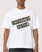 Mockup Boxy Heavyweight Tee White male close-up 35
