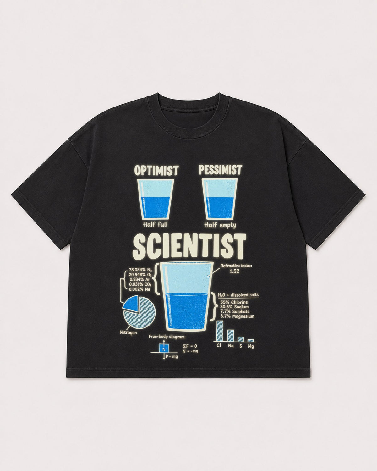 Mockup Boxy Heavyweight Tee Black product