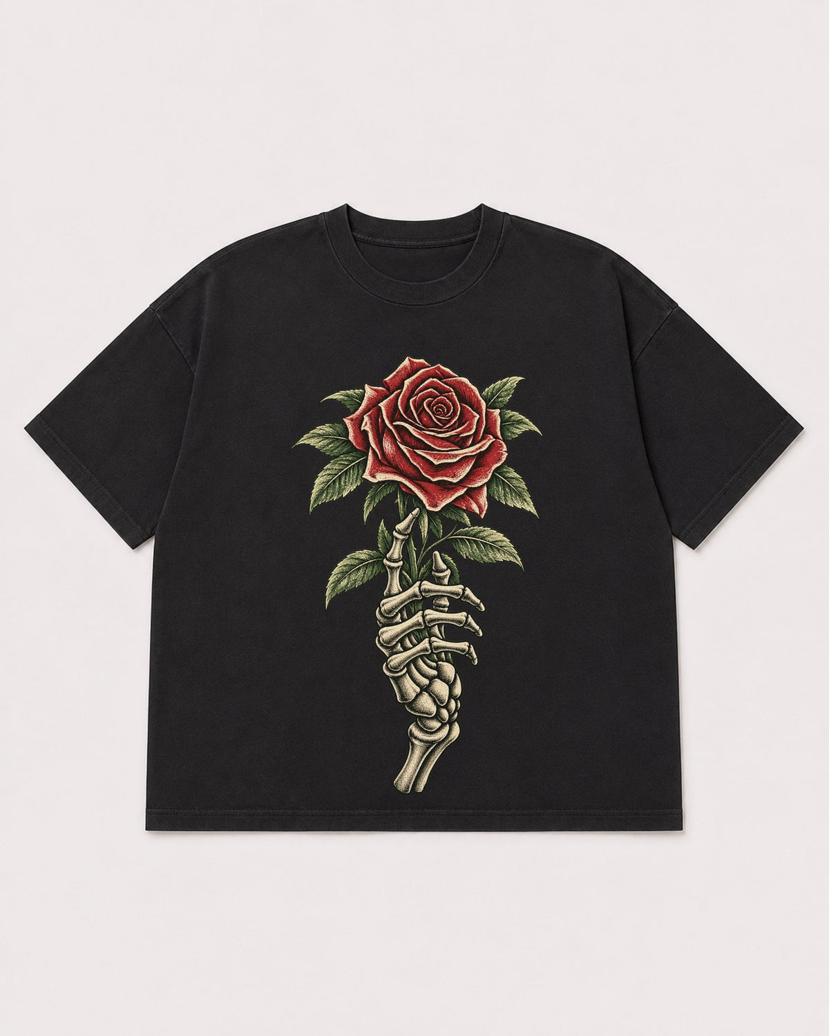 Mockup Boxy Heavyweight Tee Black product