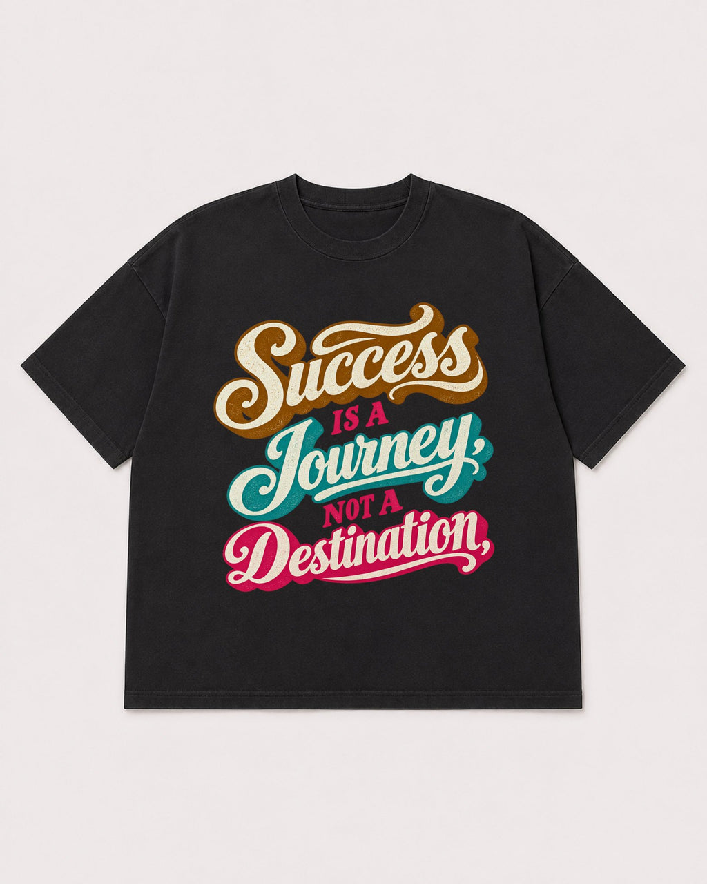 Mockup Boxy Heavyweight Tee Black product