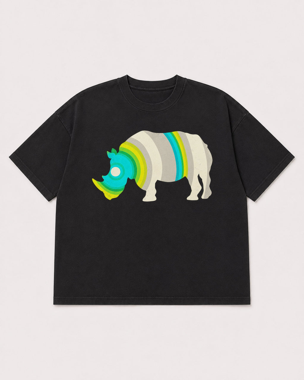 Mockup Boxy Heavyweight Tee Black product