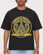 Mockup Boxy Heavyweight Tee Black male close-up 05