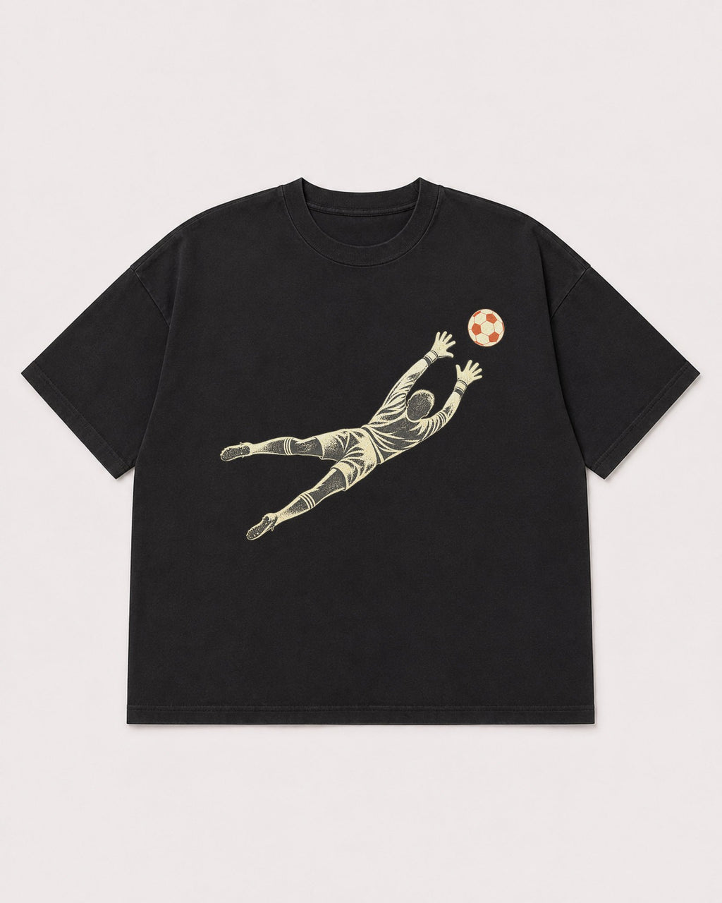 Mockup Boxy Heavyweight Tee Black product
