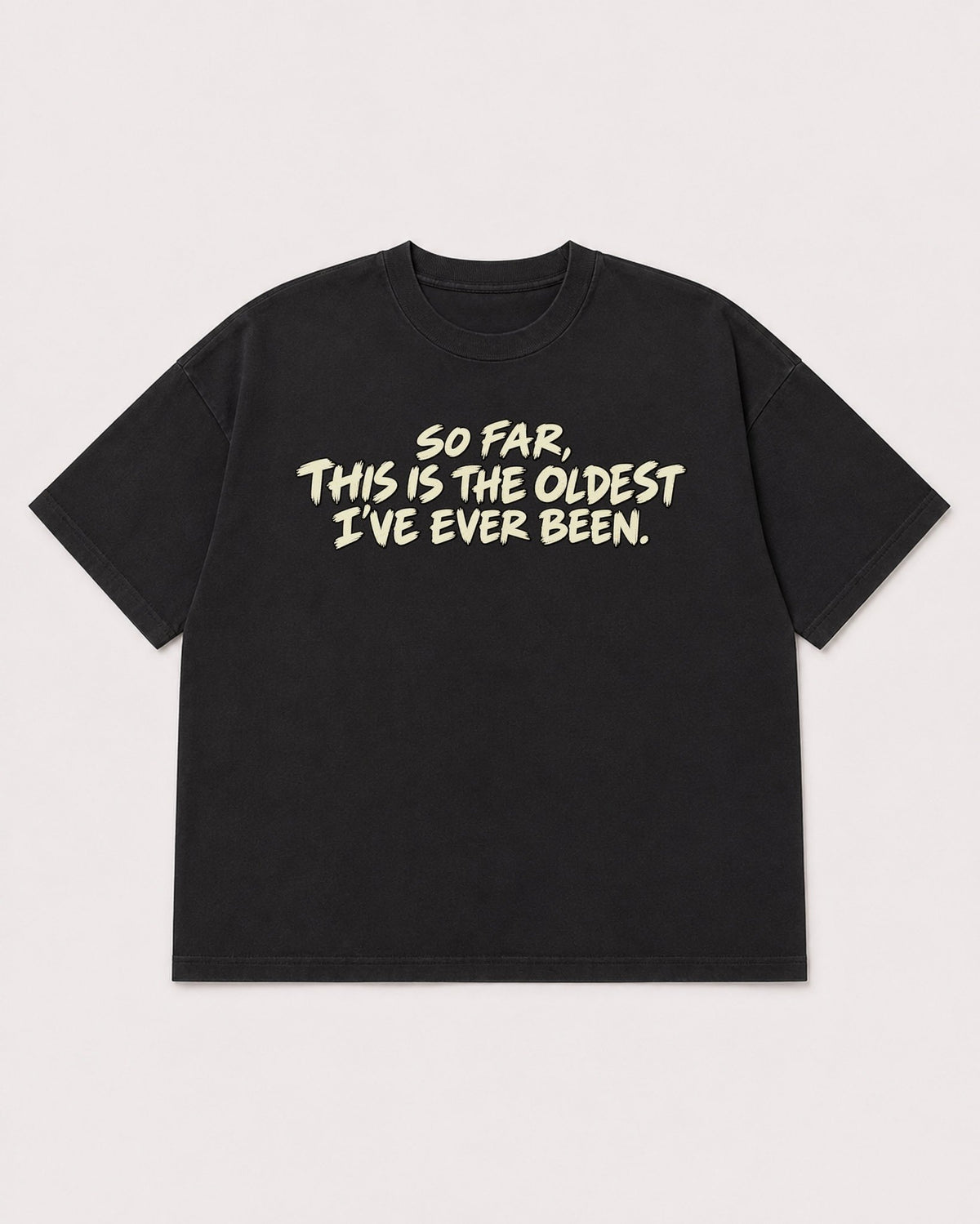 Mockup Boxy Heavyweight Tee Black product