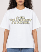 Mockup Boxy Heavyweight Tee White female close-up 10