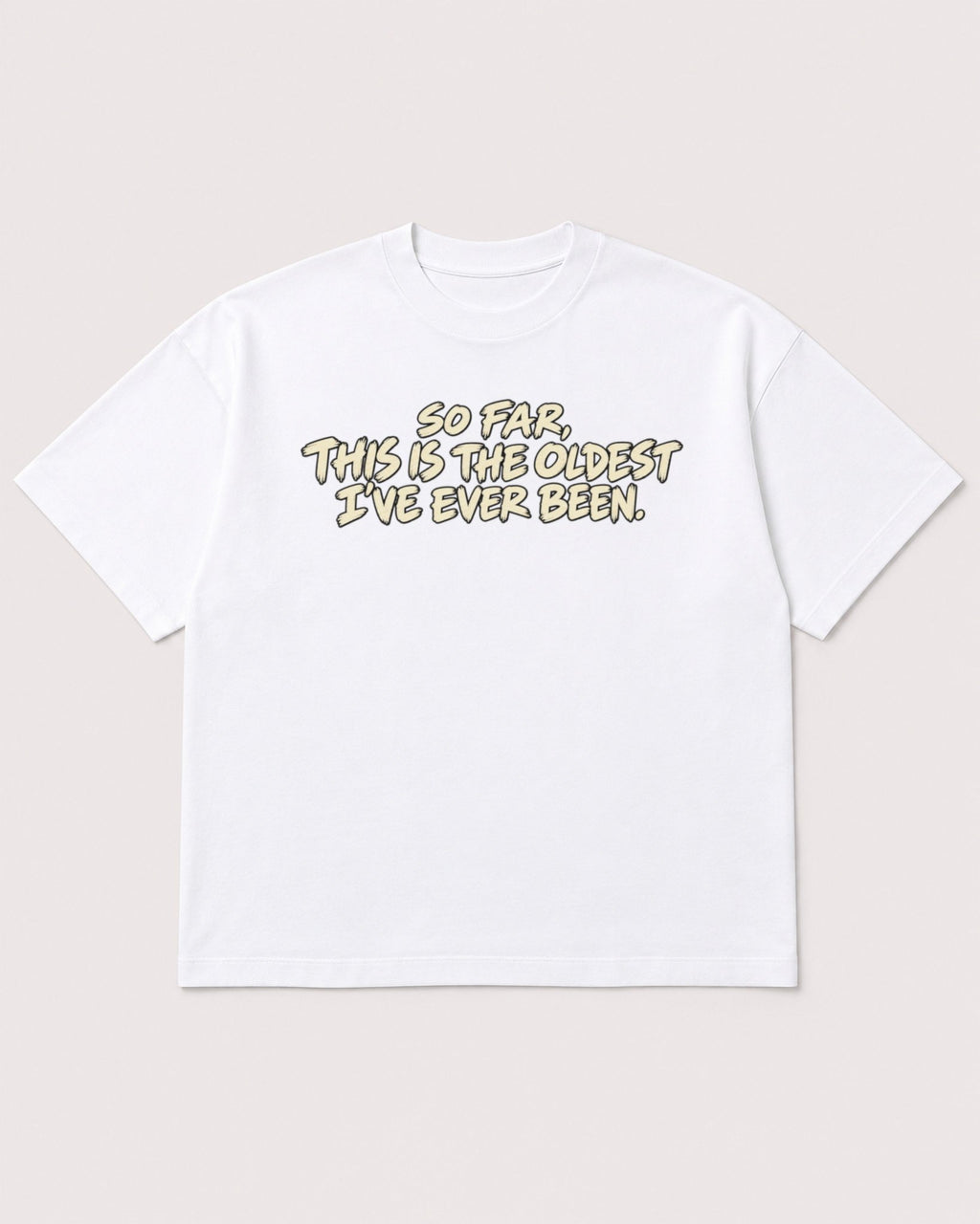 Mockup Boxy Heavyweight Tee White product