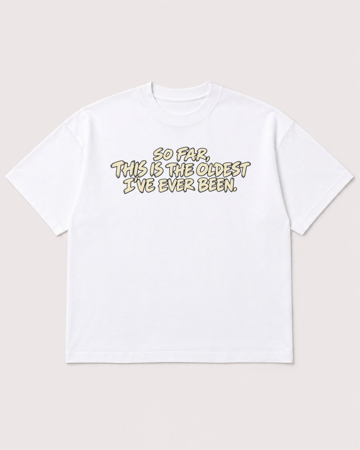 Mockup Boxy Heavyweight Tee White product