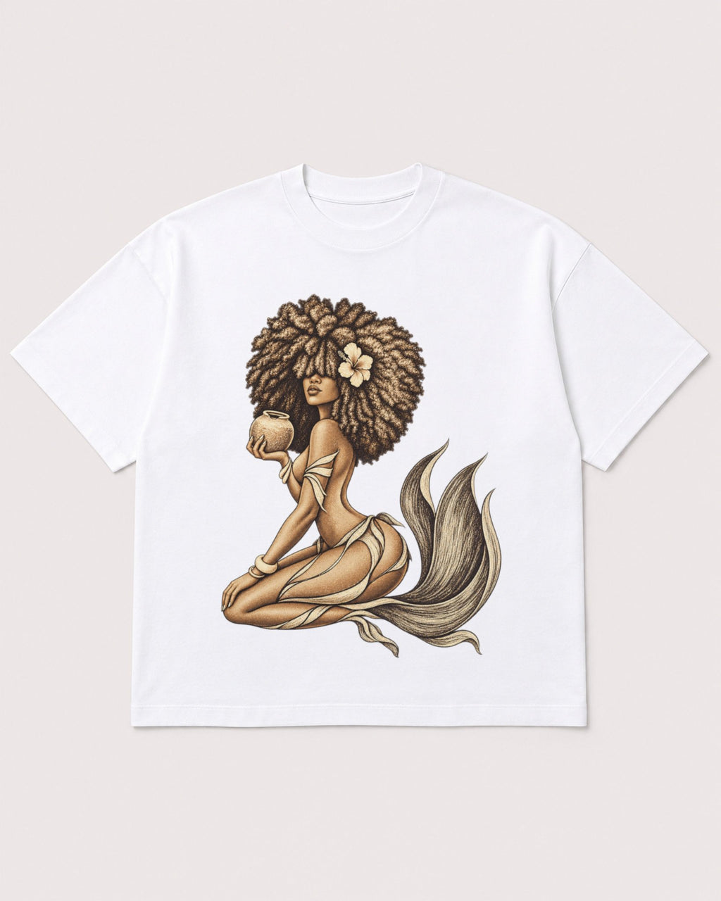 Mockup Boxy Heavyweight Tee White product