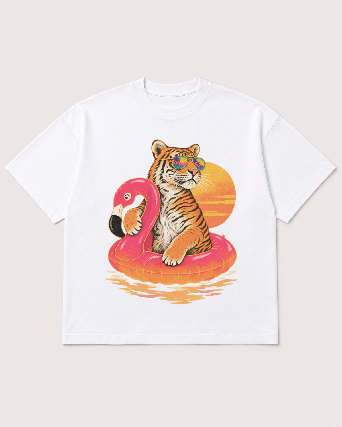 Mockup Boxy Heavyweight Tee White product