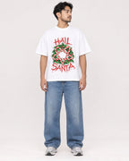 Mockup Boxy Heavyweight Tee White male full-body 02