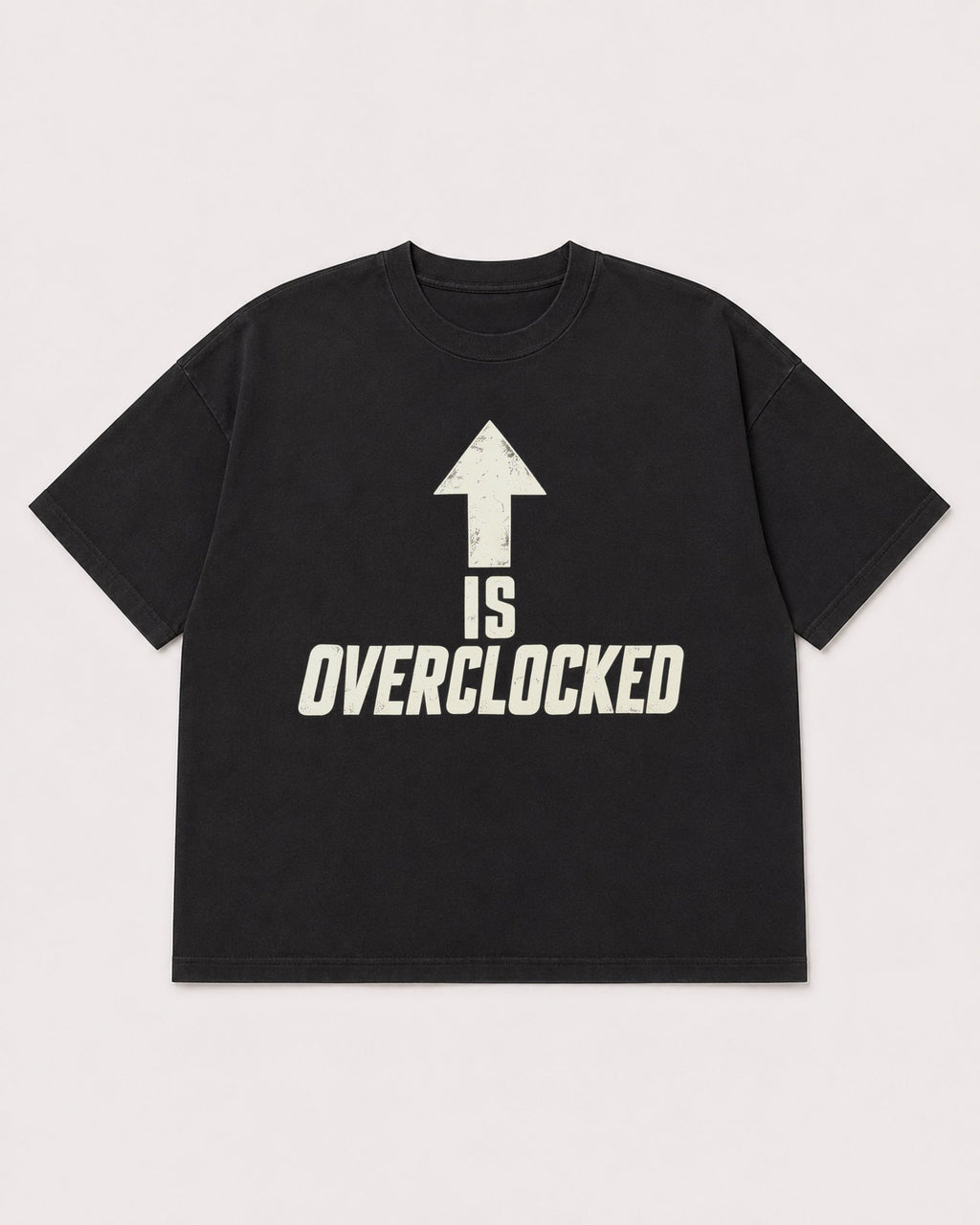 Mockup Boxy Heavyweight Tee Black product