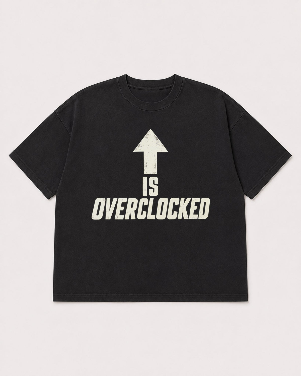 Mockup Boxy Heavyweight Tee Black product