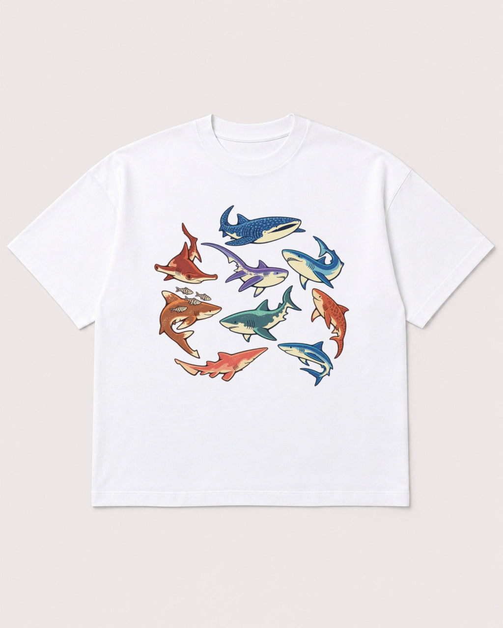 Mockup Boxy Heavyweight Tee White product