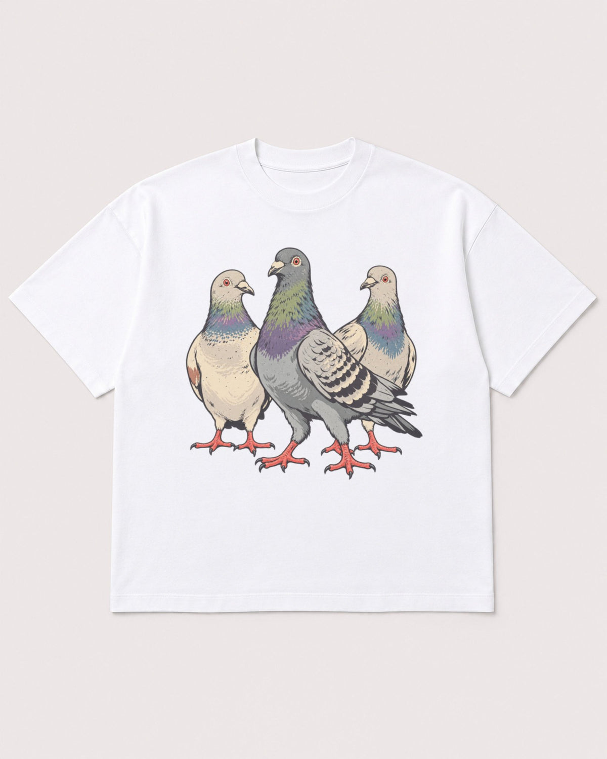 Mockup Boxy Heavyweight Tee White product