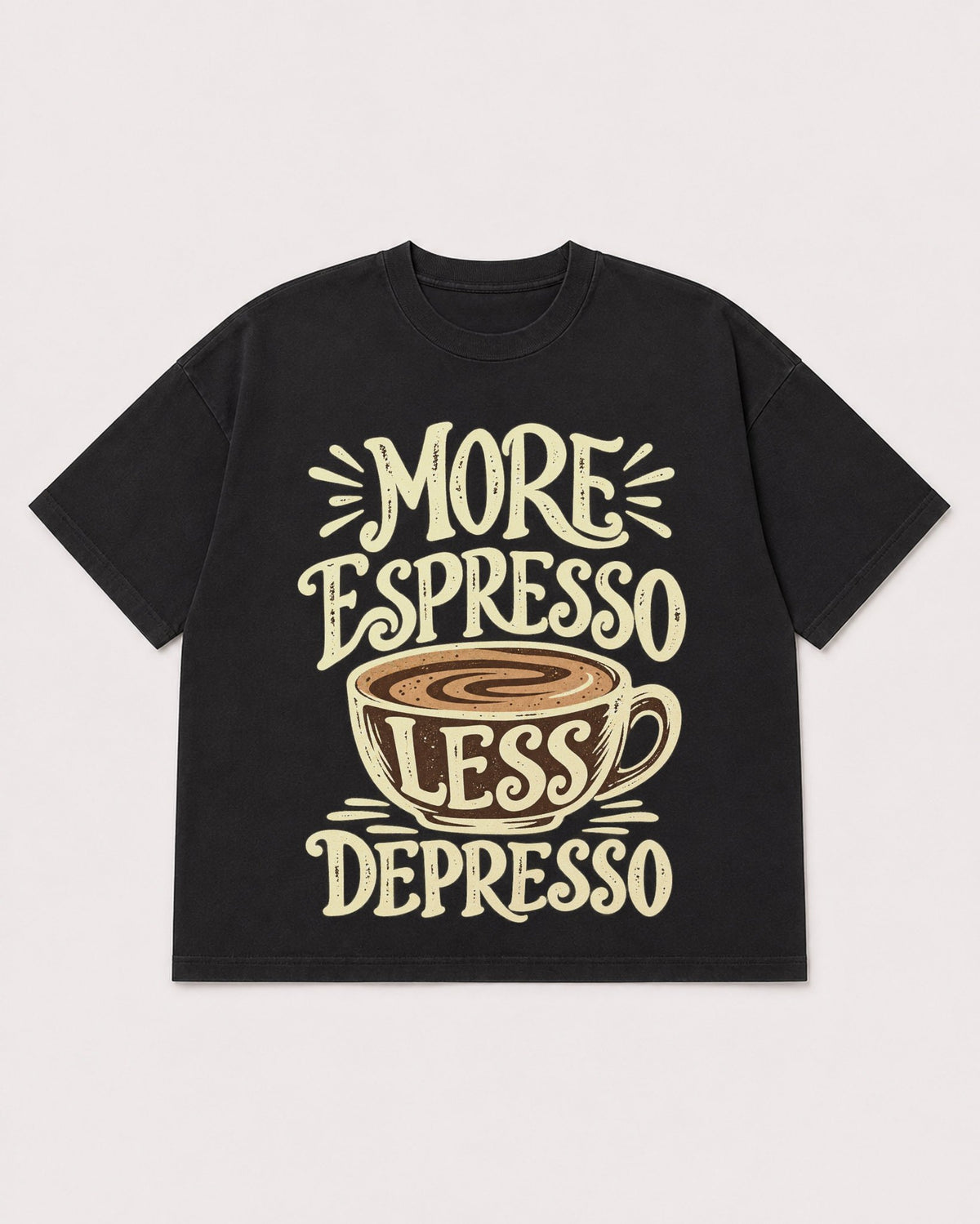 Mockup Boxy Heavyweight Tee Black product