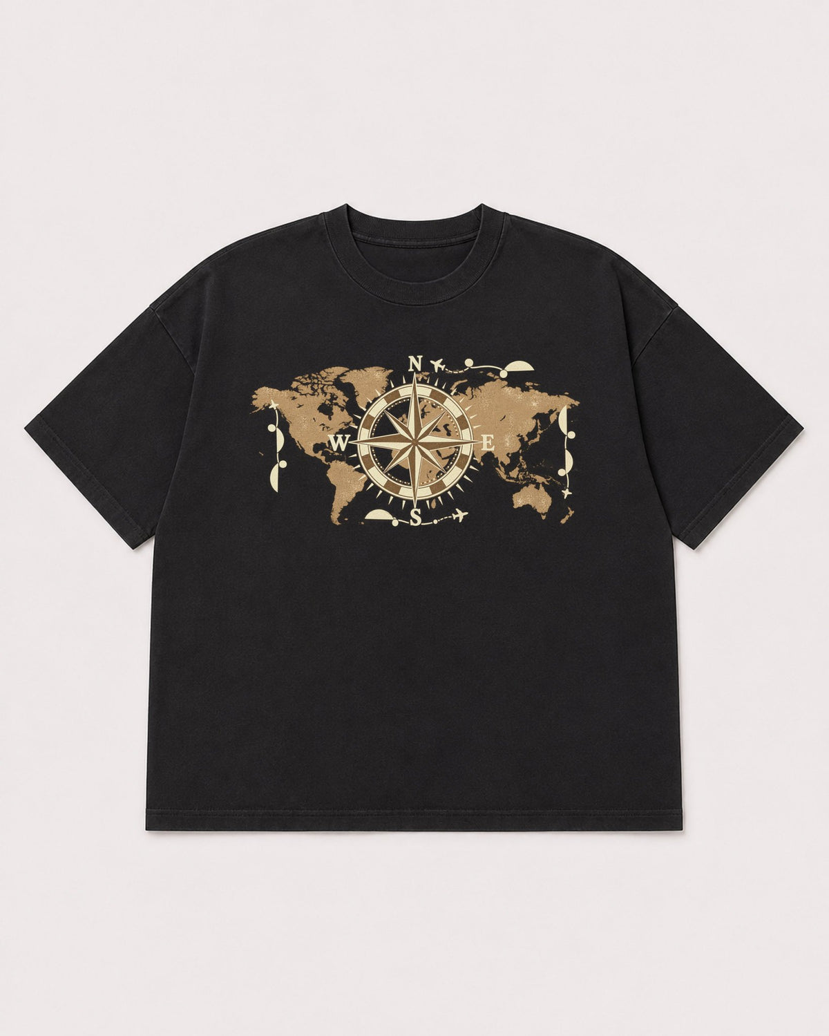 Mockup Boxy Heavyweight Tee Black product