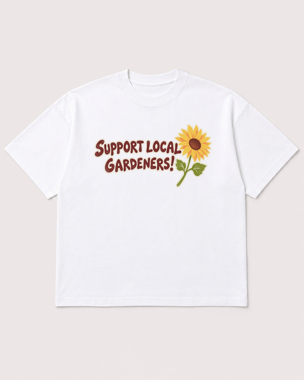 Mockup Boxy Heavyweight Tee White product