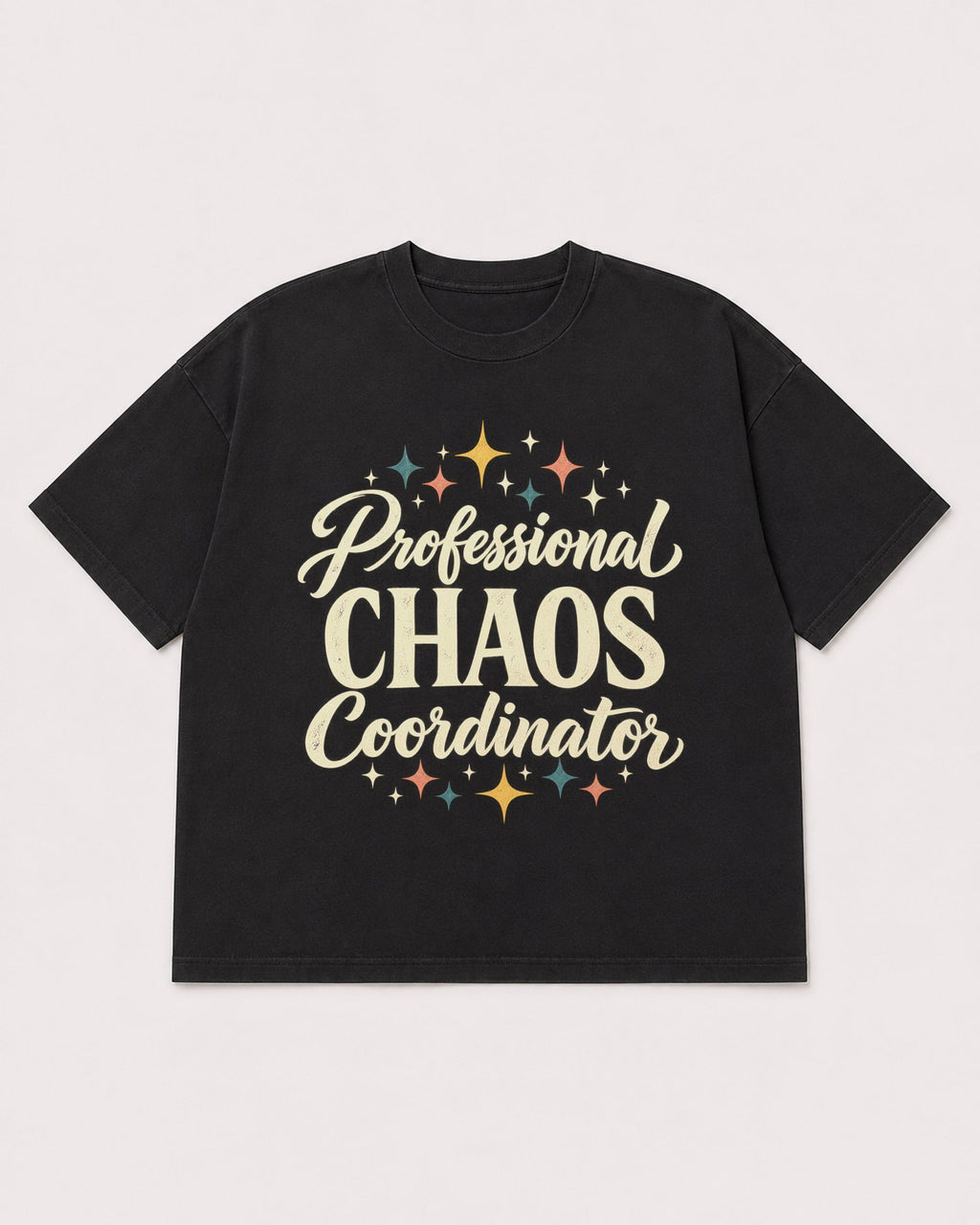 Mockup Boxy Heavyweight Tee Black product