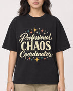 Mockup Boxy Heavyweight Tee Black female close-up 02