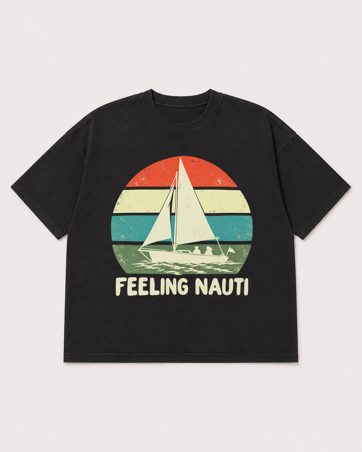 Mockup Boxy Heavyweight Tee Black product