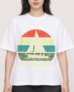 Mockup Boxy Heavyweight Tee White female close-up 13