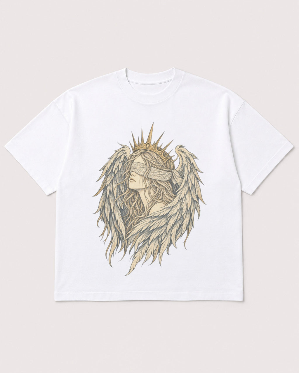 Mockup Boxy Heavyweight Tee White product