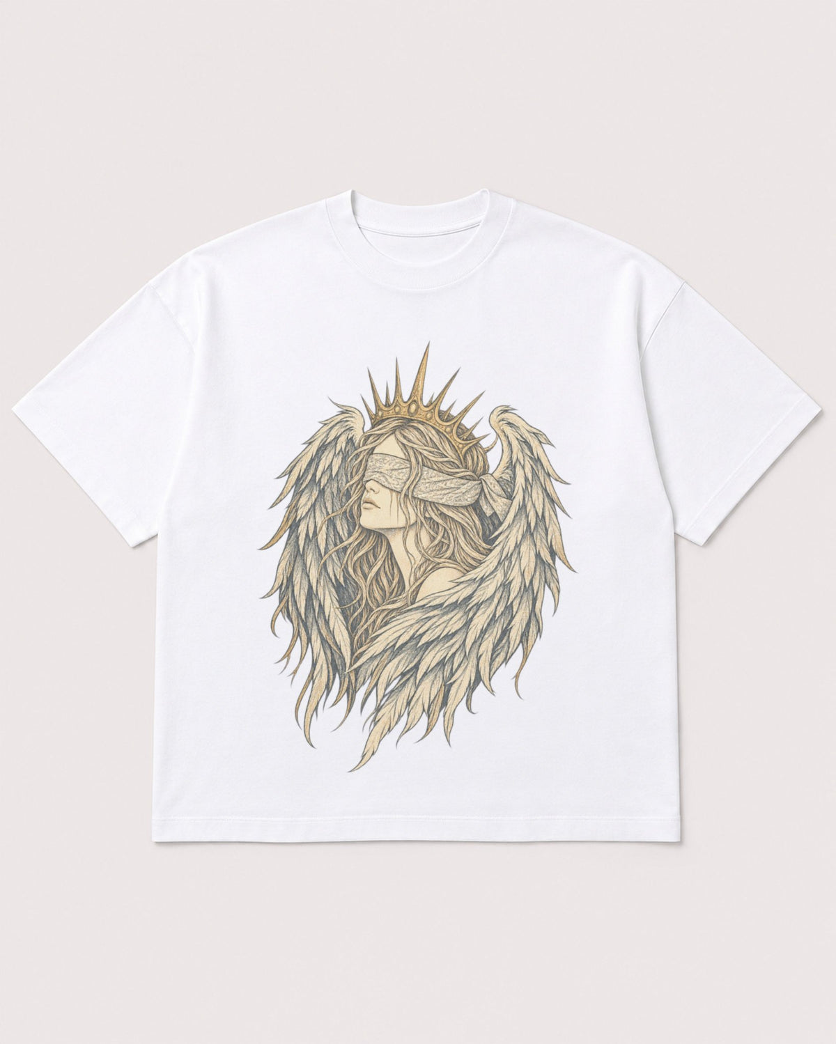 Mockup Boxy Heavyweight Tee White product