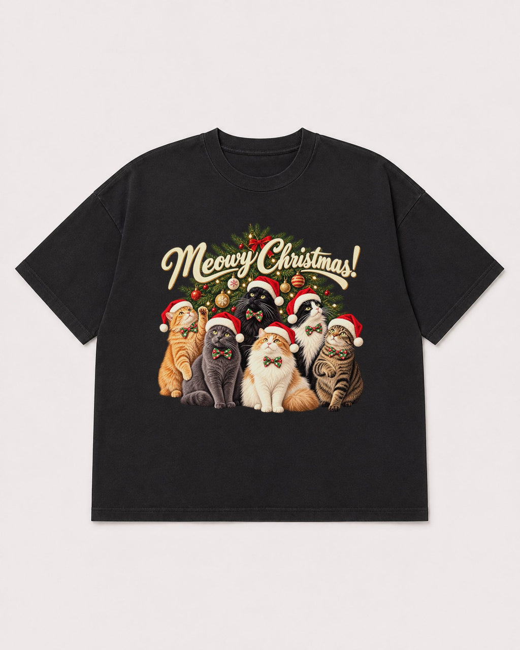 Mockup Boxy Heavyweight Tee Black product