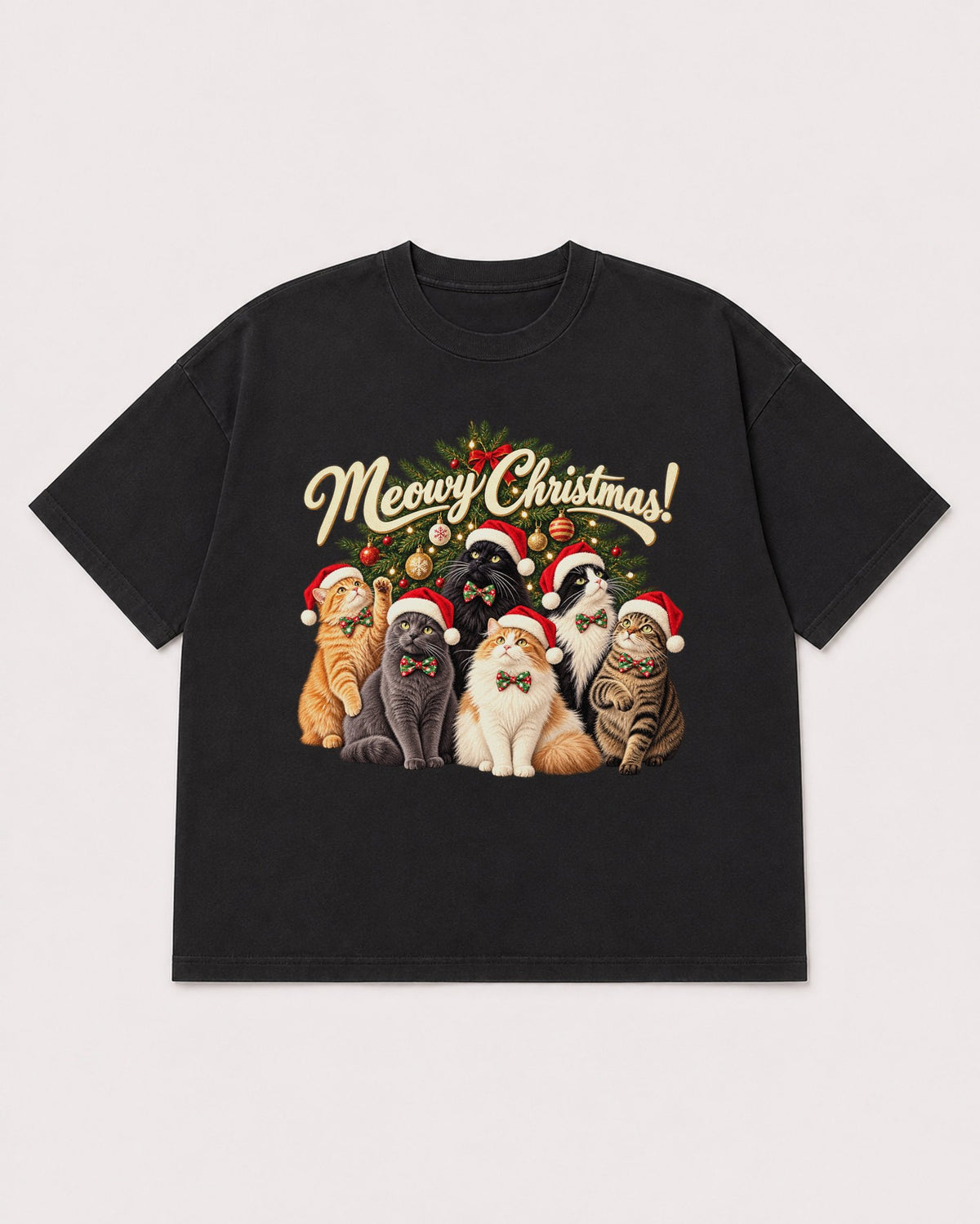 Mockup Boxy Heavyweight Tee Black product