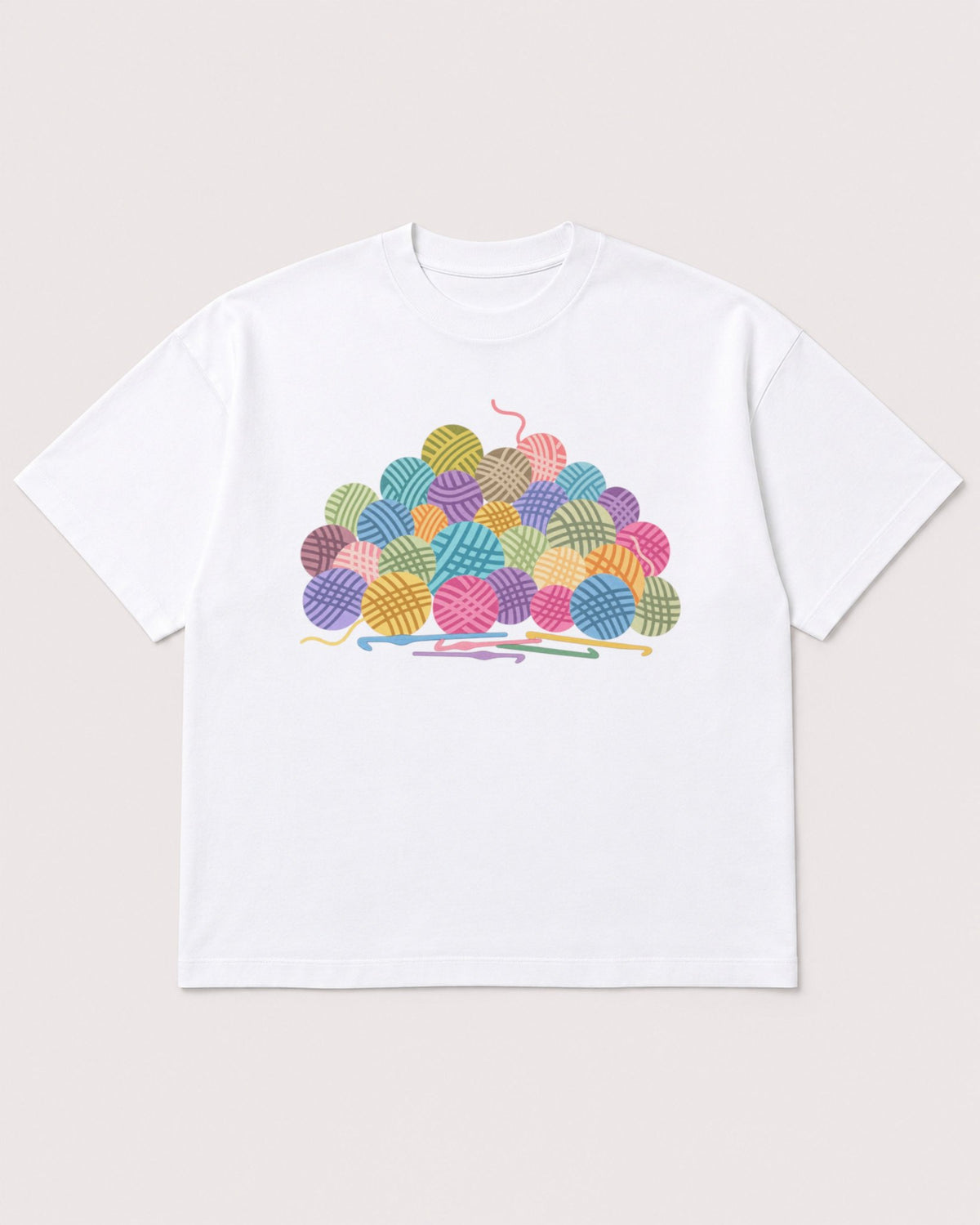 Mockup Boxy Heavyweight Tee White product