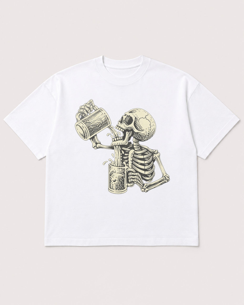 Mockup Boxy Heavyweight Tee White product